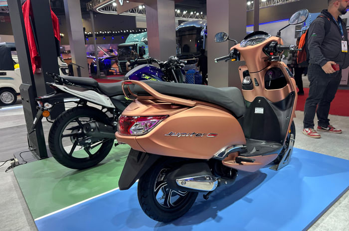 TVS Jupiter CNG scooter revealed at Auto Expo 2025